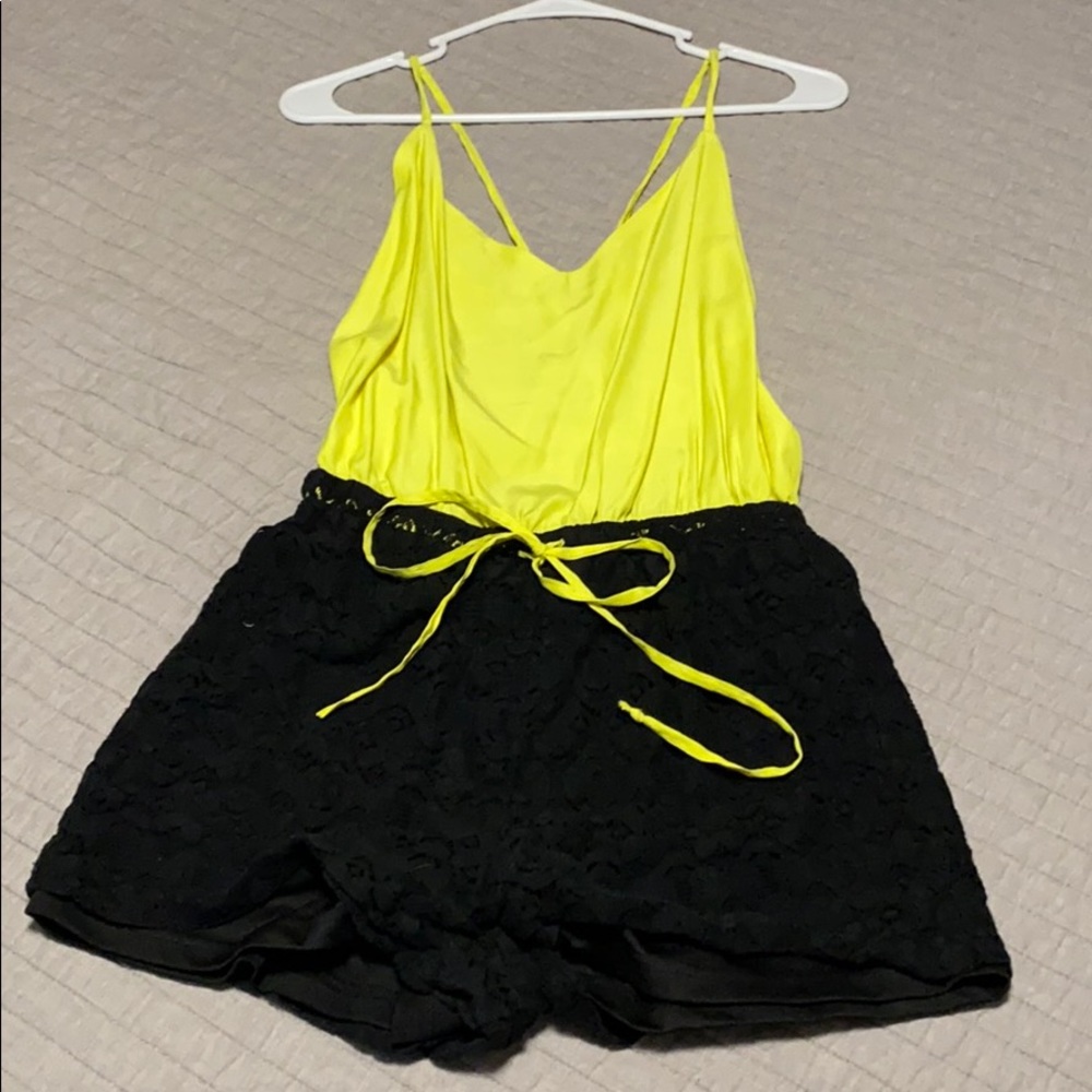 Open back romper